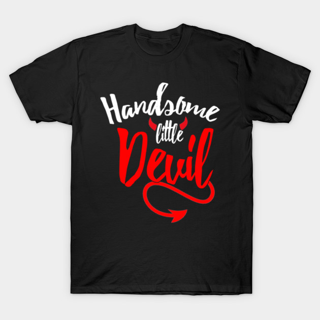 Handsome little Devil Halloween Shirts Gifts on October 31 T-Shirt-TOZ